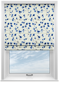 Como, Indigo - Roman Blind